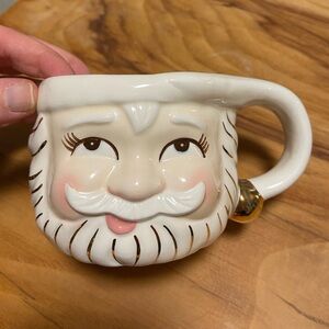 Glitterville Santa Claus Ceramic Mug